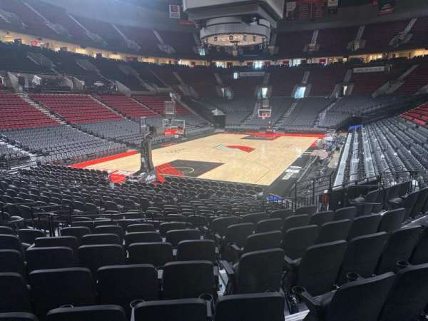 Moda Center, section: 105, row: h, seat: 10