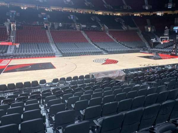 Moda Center, section: 102, row: h, seat: 10