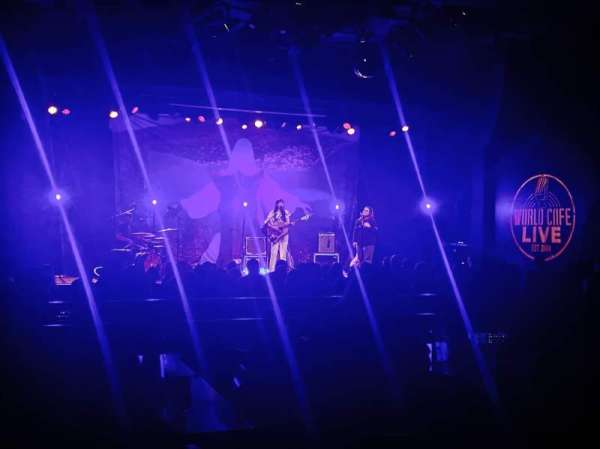 Music Hall at World Cafe Live, section: GA