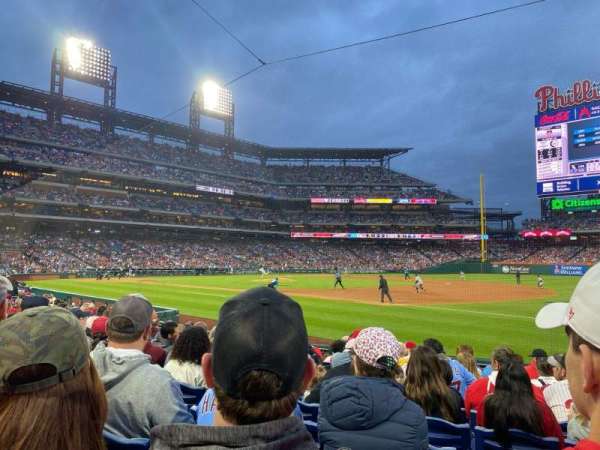 Citizens Bank Park, section: 113, row: 11, seat: 2