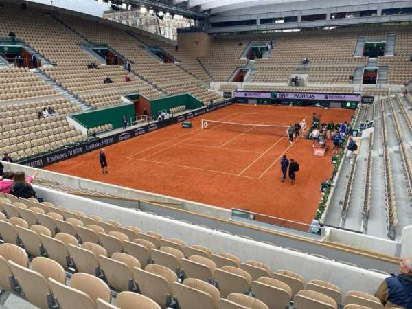 Court Suzanne-Lenglen, section: 1, row: 13, seat: 25