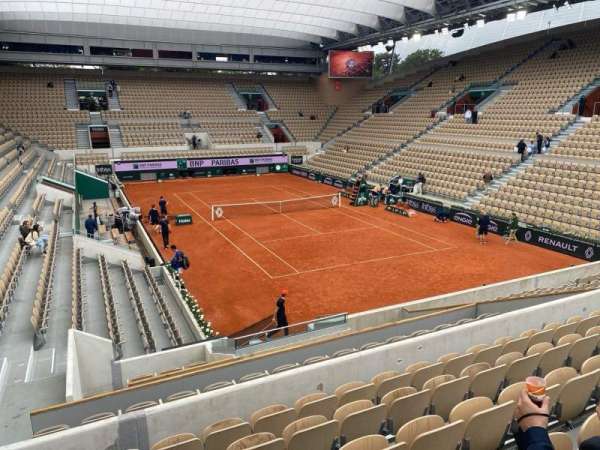 Court Suzanne-Lenglen, section: 3, row: 13, seat: 75