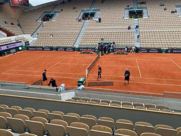 Court Suzanne-Lenglen, section: 5, row: 13, seat: 54