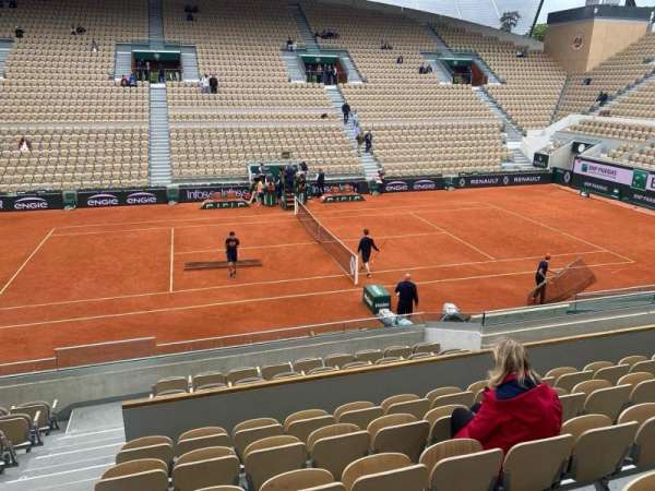 Court Suzanne-Lenglen, section: 6, row: 14, seat: 77