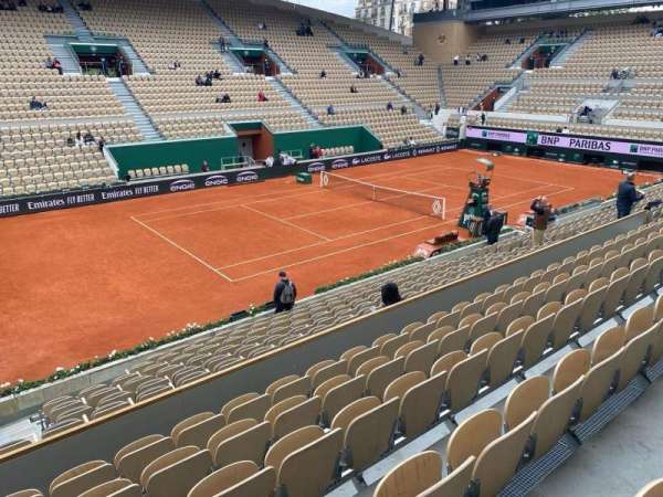 Court Suzanne-Lenglen, section: 17, row: 14, seat: 105