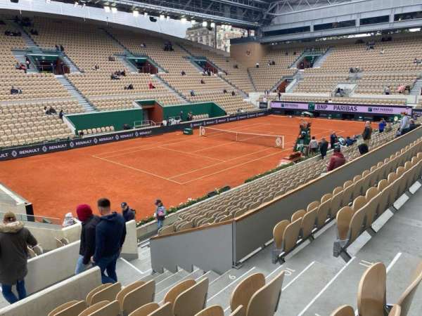 Court Suzanne-Lenglen, section: 17, row: 12, seat: 112