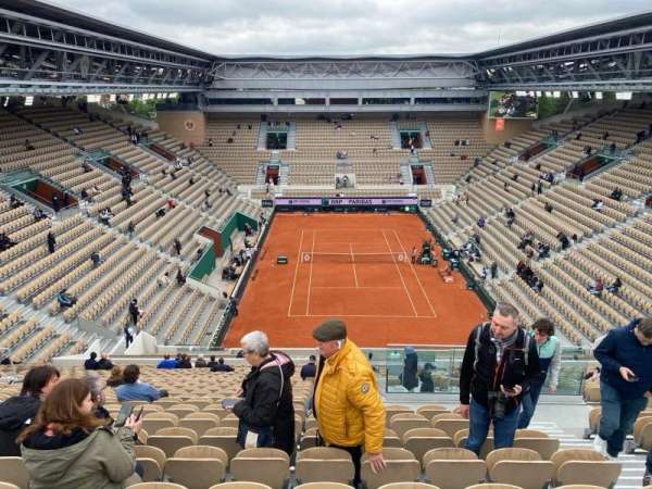 Court Suzanne-Lenglen, section: 2, row: 32, seat: 53
