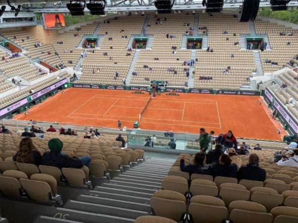 Court Suzanne-Lenglen, section: 5, row: 32, seat: 48