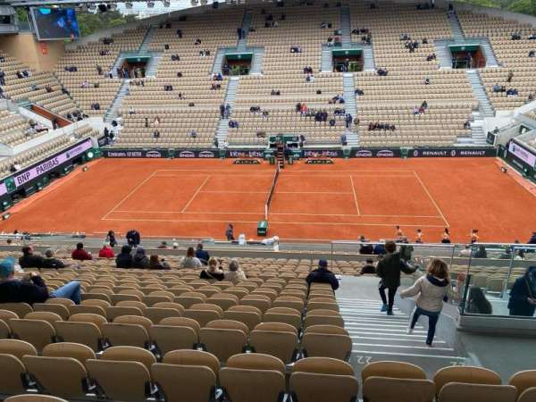 Court Suzanne-Lenglen, section: 5, row: 26, seat: 56