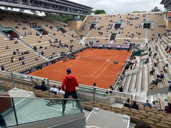 Court Suzanne-Lenglen, section: 10, row: 19, seat: 21