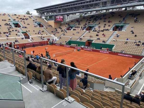 Court Suzanne-Lenglen, section: 14, row: 18, seat: 18