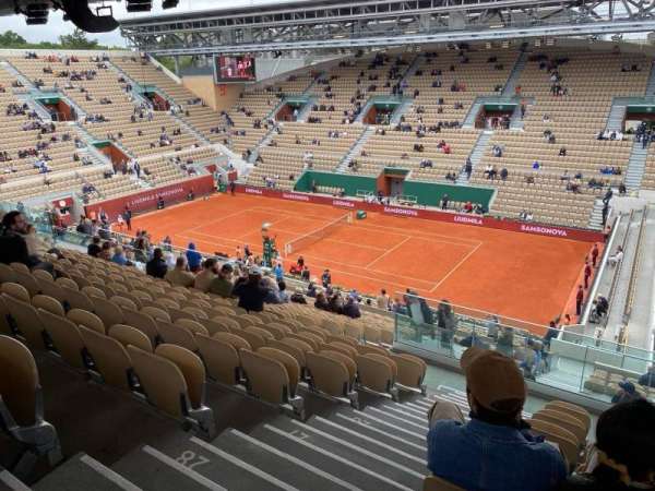 Court Suzanne-Lenglen, section: 14, row: 29, seat: 19