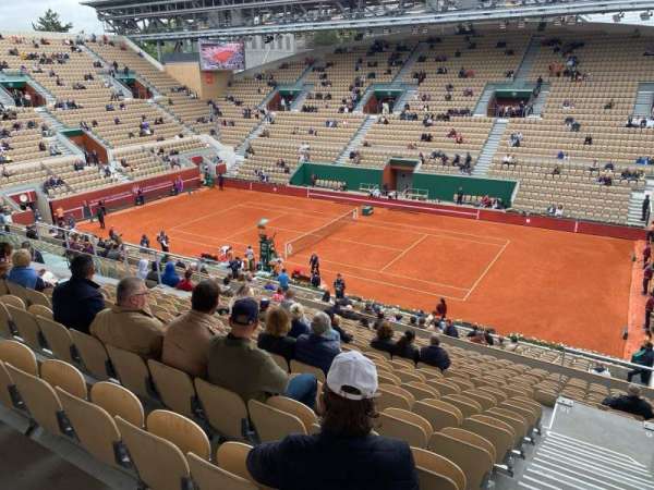Court Suzanne-Lenglen, section: 14, row: 25, seat: 25
