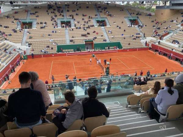 Court Suzanne-Lenglen, section: 16, row: 28, seat: 80