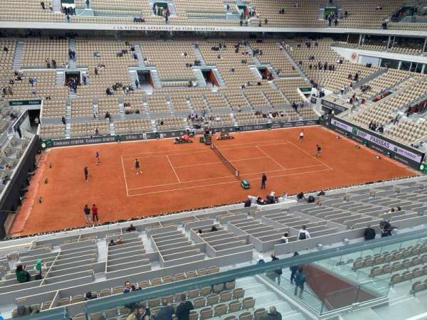 Court Philippe Chatrier, section: 51, row: 1, seat: 101