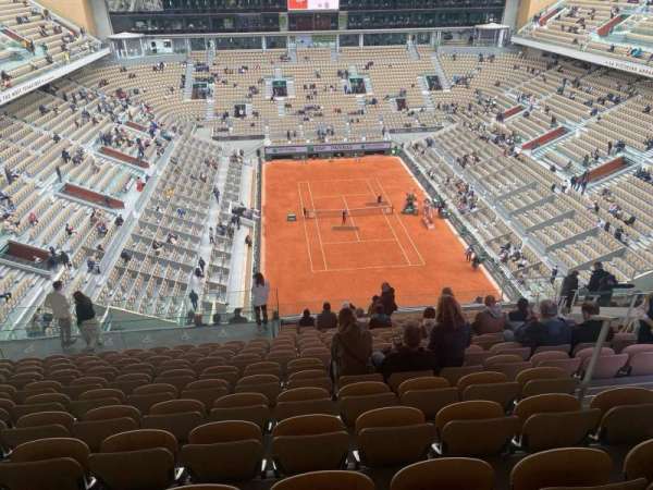 Court Philippe Chatrier, section: 46, row: 16, seat: 100