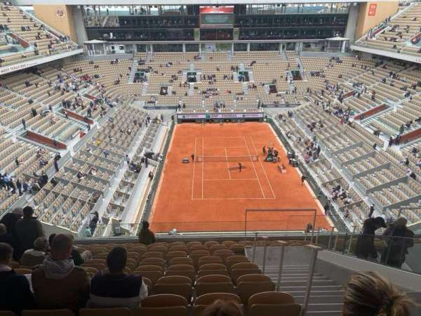 Court Philippe Chatrier, section: 46, row: 12, seat: 91