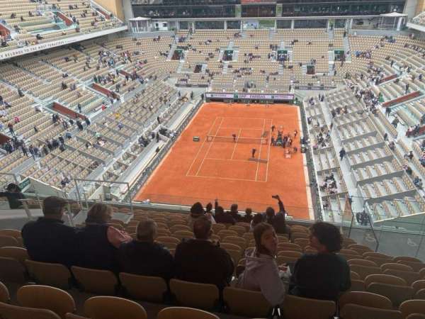 Court Philippe Chatrier, section: 46, row: 12, seat: 69
