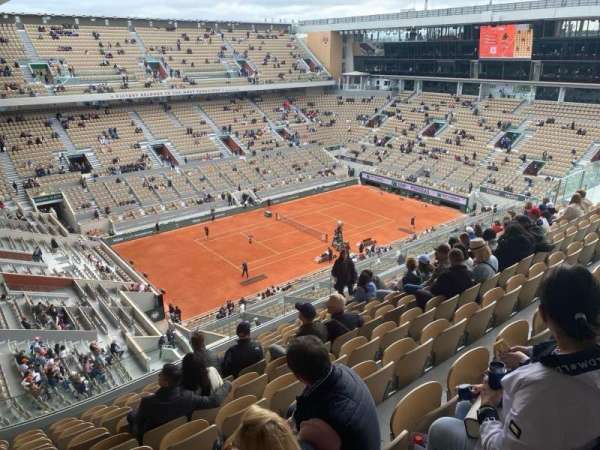 Court Philippe Chatrier, section: 44, row: 10, seat: 138