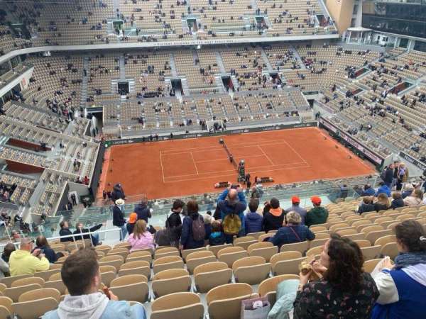 Court Philippe Chatrier, section: 143, row: 18, seat: 101