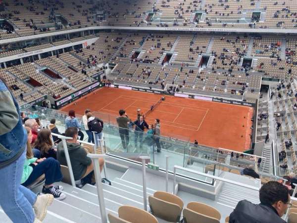 Court Philippe Chatrier, section: 141, row: 13, seat: 38