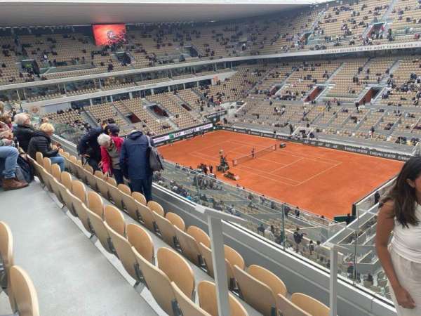Court Philippe Chatrier, section: 140, row: 3, seat: 3