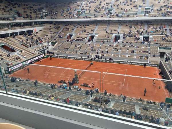 Court Philippe Chatrier, section: 141, row: 2, seat: 49