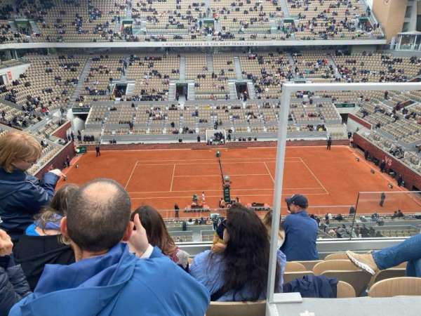 Court Philippe Chatrier, section: 142, row: 5, seat: 80