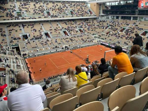 Court Philippe Chatrier, section: 143, row: 8, seat: 122