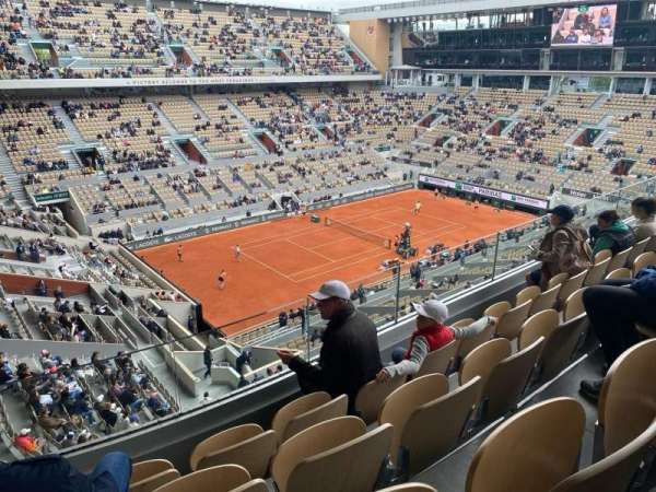 Court Philippe Chatrier, section: 144, row: 4, seat: 142