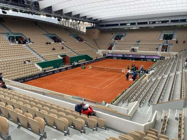Court Suzanne-Lenglen, section: 1, row: 15, seat: 17