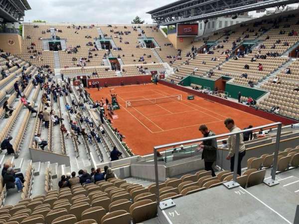 Court Suzanne-Lenglen, section: 11, row: 17, seat: 72