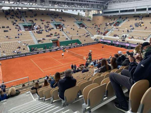 Court Suzanne-Lenglen, section: 17, row: 23, seat: 104