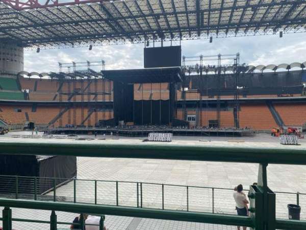 San Siro, section: o, row: 8, seat: 8