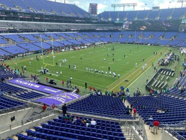 M&T Bank Stadium, section: 209, row: 1, seat: 10