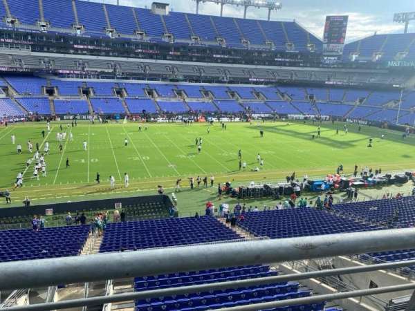 M&T Bank Stadium, section: 202, row: 1, seat: 18