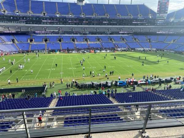 M&T Bank Stadium, section: 201, row: 3, seat: 13
