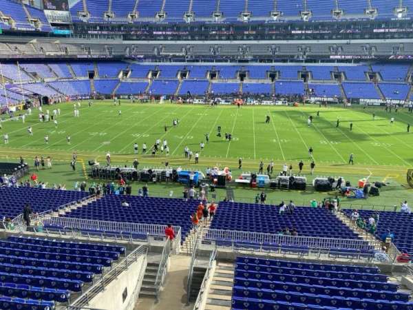 M&T Bank Stadium, section: 253, row: 1, seat: 17