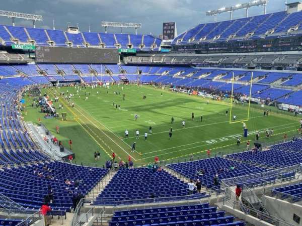M&T Bank Stadium, section: 244, row: 1, seat: 3