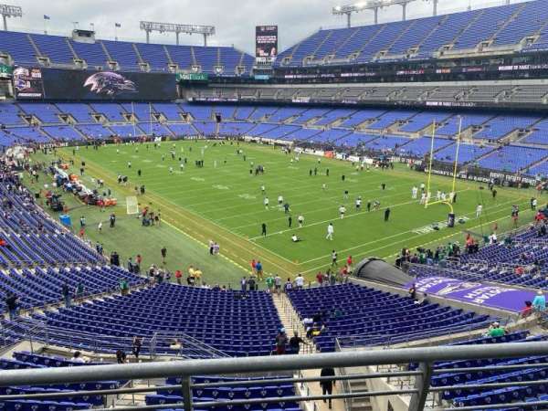 M&T Bank Stadium, section: 218, row: 2, seat: 4