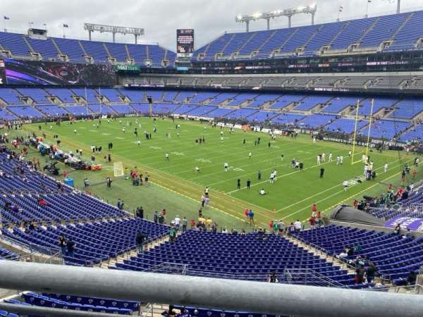 M&T Bank Stadium, section: 219, row: 1w, seat: 8