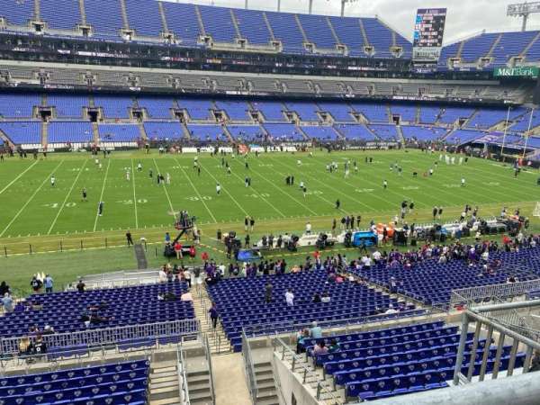 M&T Bank Stadium, section: 229, row: 1, seat: 3