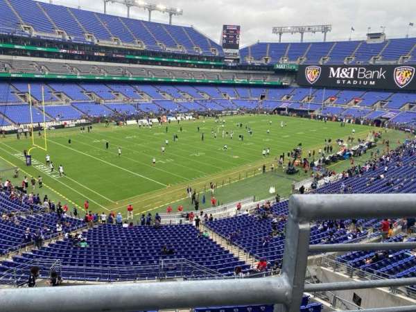 M&T Bank Stadium, section: 234, row: 1w, seat: 1