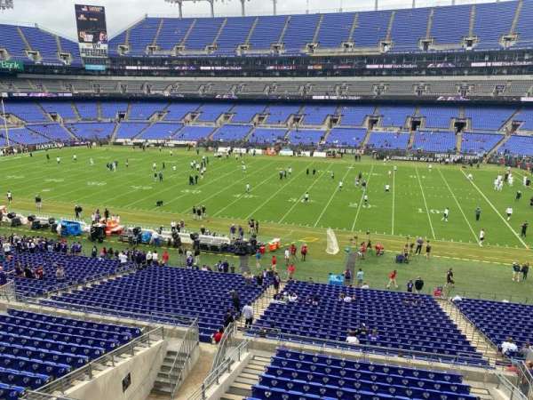 M&T Bank Stadium, section: 224, row: 1w, seat: 10