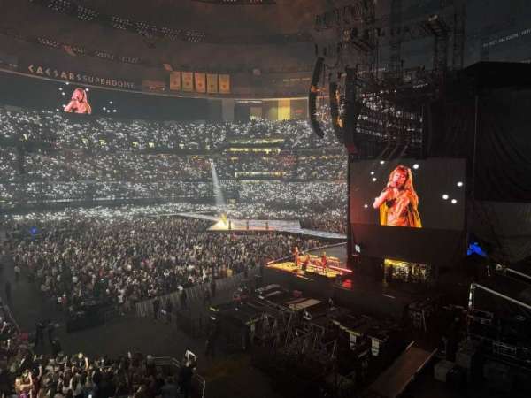 Caesars Superdome, section: 251, row: 2, seat: 4