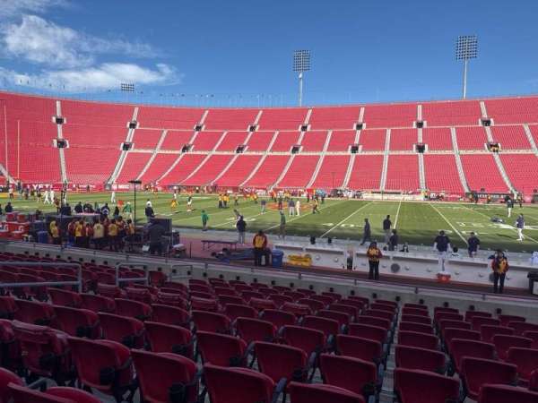 Los Angeles Memorial Coliseum, section: 106a, row: 11, seat: 6