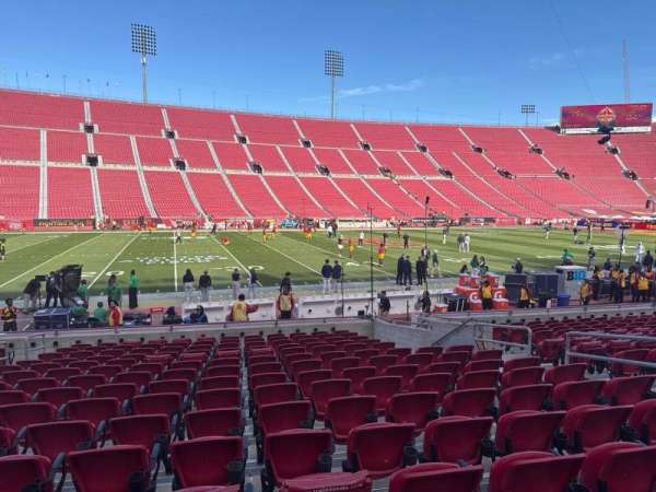 Los Angeles Memorial Coliseum, section: 108a, row: 15, seat: 8