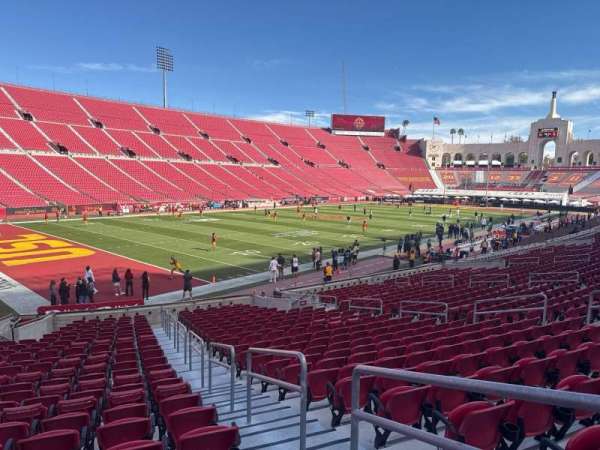 Los Angeles Memorial Coliseum, section: 110b, row: 23, seat: 2