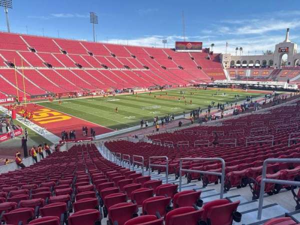 Los Angeles Memorial Coliseum, section: 110b, row: 35, seat: 4