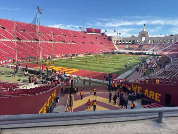 Los Angeles Memorial Coliseum, section: 112, row: 31, seat: 5